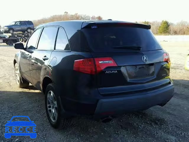 2007 ACURA MDX TECHNO 2HNYD28387H503714 image 2