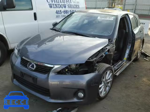 2012 LEXUS CT 200 JTHKD5BH1C2122063 зображення 1