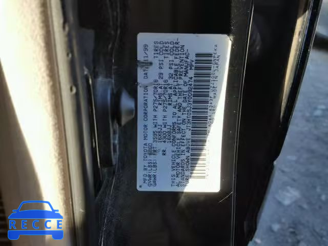 2000 TOYOTA LAND CRUIS JT3HT05J3Y0092474 image 9