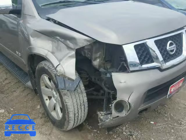 2008 NISSAN ARMADA SE 5N1BA08D68N627602 image 8