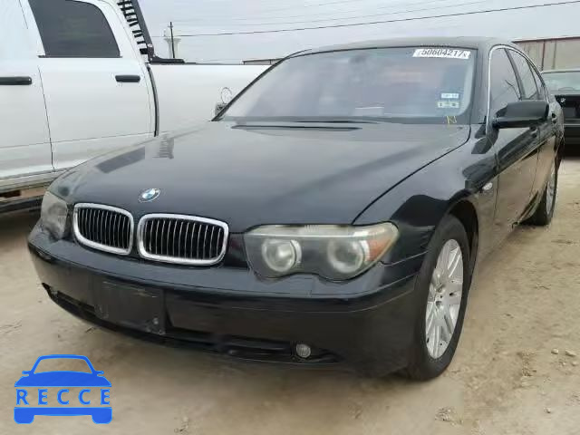 2002 BMW 745 I WBAGL63402DP50711 image 1
