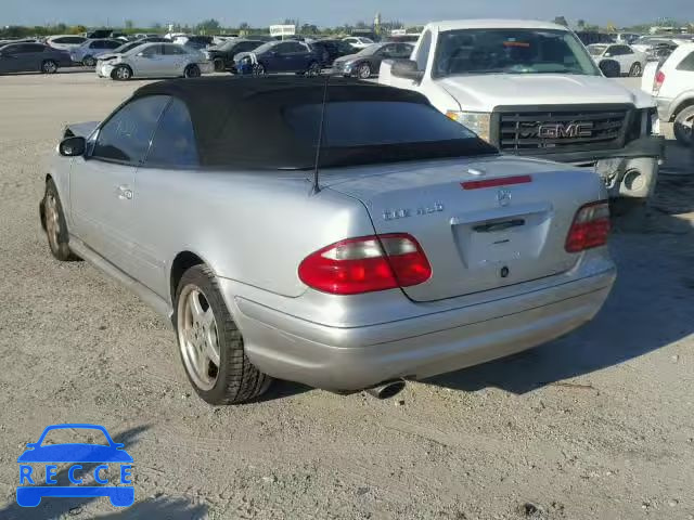 2002 MERCEDES-BENZ CLK 430 WDBLK70G32T110246 image 2