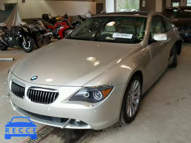 2005 BMW 645 CI AUT WBAEH73415B192768 зображення 1