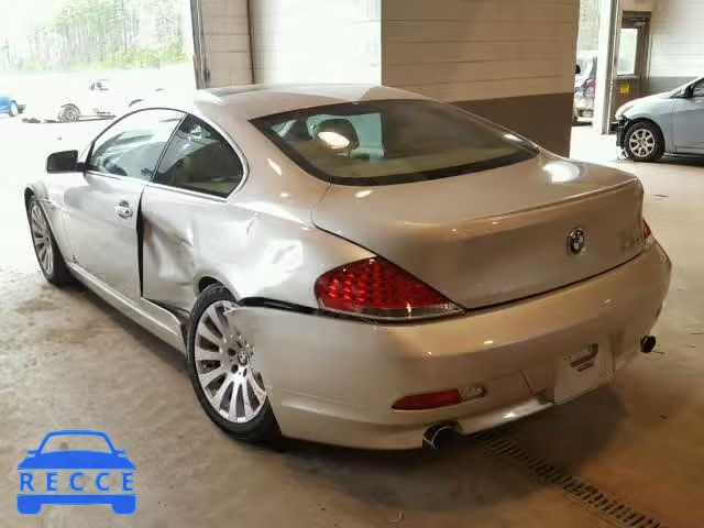 2005 BMW 645 CI AUT WBAEH73415B192768 зображення 2