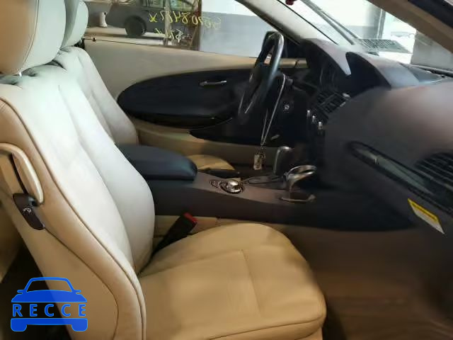 2005 BMW 645 CI AUT WBAEH73415B192768 зображення 4