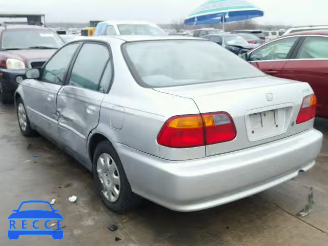 1999 HONDA CIVIC BASE 2HGEJ6617XH512397 image 2