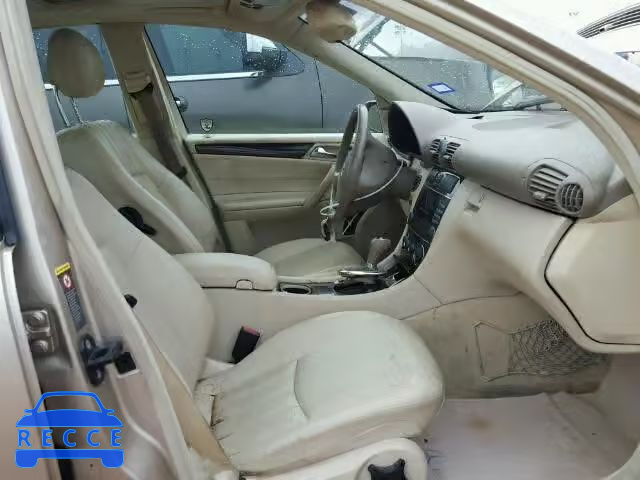 2005 MERCEDES-BENZ C 240 WDBRF61J45A685622 зображення 4