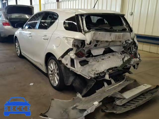 2012 LEXUS CT 200 JTHKD5BH4C2117164 зображення 2