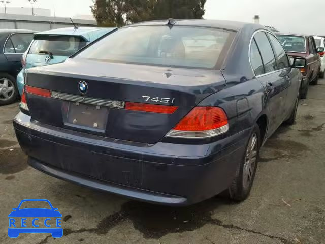 2002 BMW 745 I WBAGL63402DP61031 Bild 3