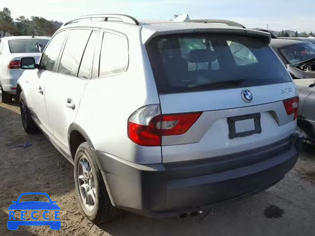 2004 BMW X3 2.5I WBXPA73474WB22348 Bild 2