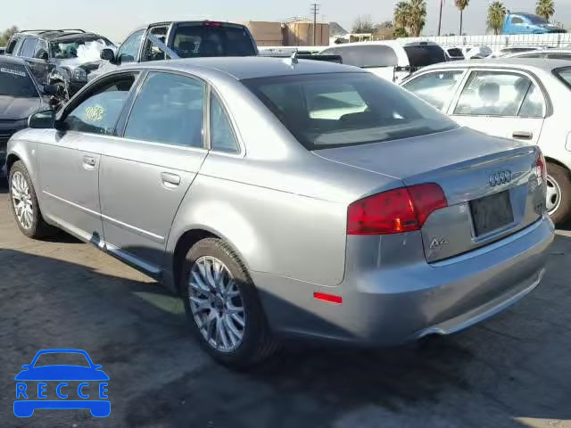 2008 AUDI A4 2.0T WAUAF78E78A168412 image 2