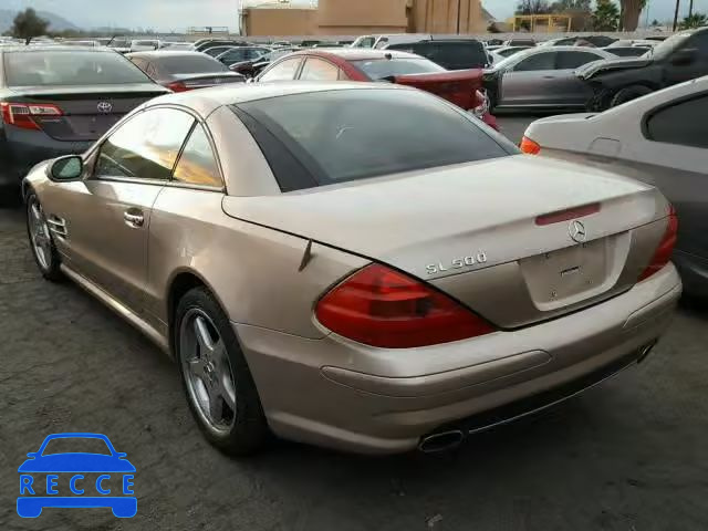 2003 MERCEDES-BENZ SL 500R WDBSK75F93F027979 image 2