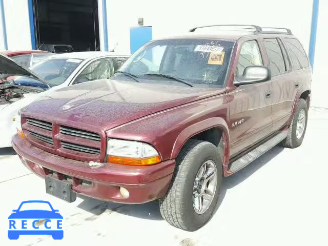 2002 DODGE DURANGO R/ 1B4HS78Z22F221685 зображення 1