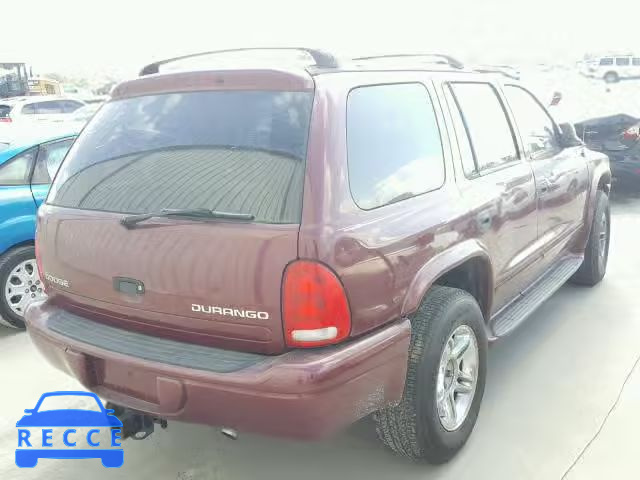 2002 DODGE DURANGO R/ 1B4HS78Z22F221685 зображення 3