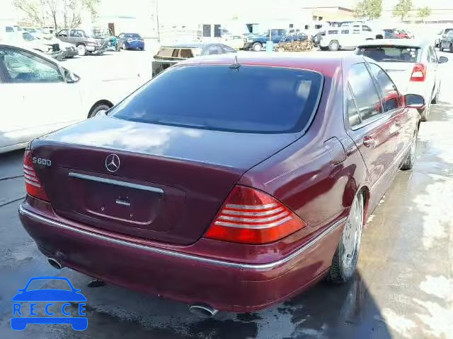 2003 MERCEDES-BENZ S 600 WDBNG76J63A377360 зображення 3