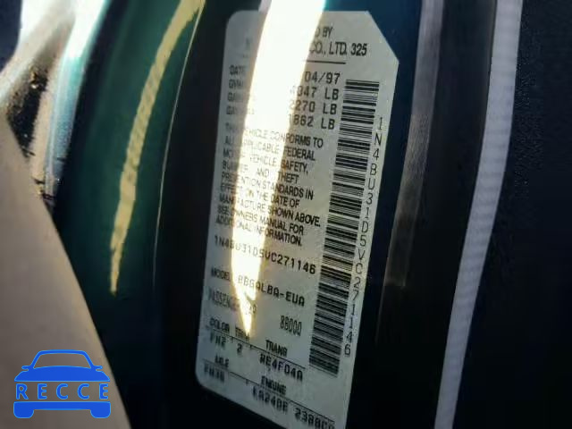 1997 NISSAN ALTIMA XE 1N4BU31D5VC271146 image 9