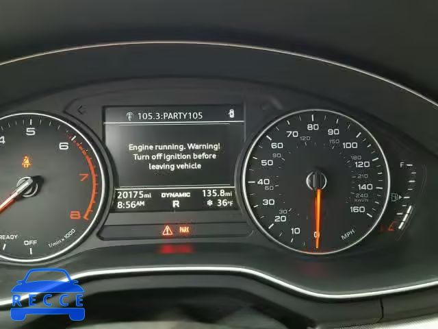 2017 AUDI A4 PREMIUM WAUANAF46HN012543 зображення 7