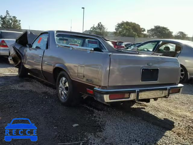 1984 CHEVROLET EL CAMINO 1GCCW80H6ER136197 image 2