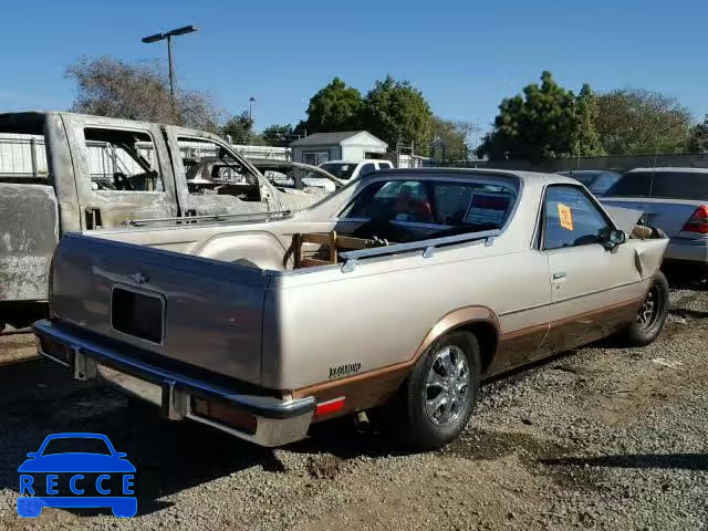 1984 CHEVROLET EL CAMINO 1GCCW80H6ER136197 image 3