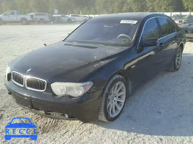 2002 BMW 745 I WBAGL63462DP50342 image 1