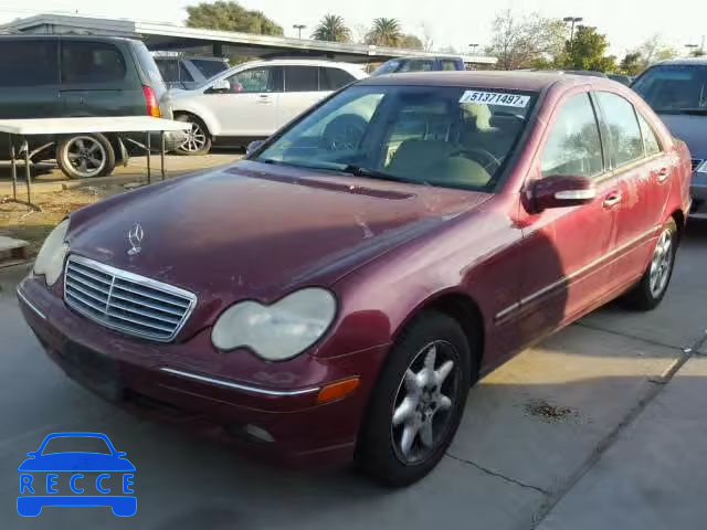 2002 MERCEDES-BENZ C 240 WDBRF61J32E008968 image 1