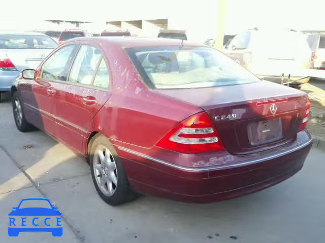 2002 MERCEDES-BENZ C 240 WDBRF61J32E008968 image 2