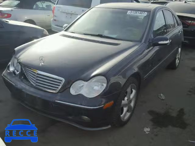 2002 MERCEDES-BENZ C 240 WDBRF61J62F225232 image 1