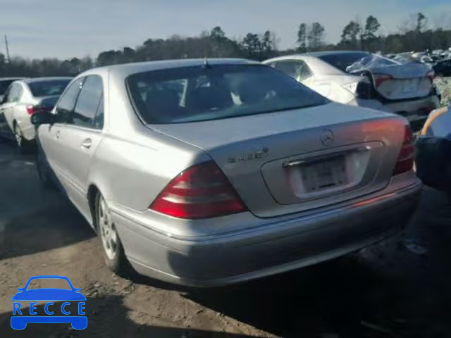 2001 MERCEDES-BENZ S 430 WDBNG70J11A201337 image 2