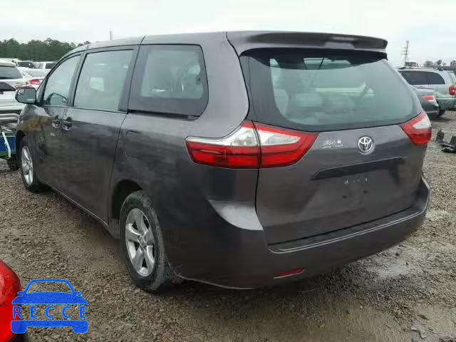 2017 TOYOTA SIENNA BAS 5TDZZ3DC6HS797608 image 2