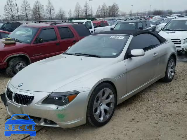 2004 BMW 645 CI AUT WBAEK73454B322728 image 1
