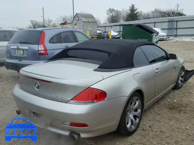 2004 BMW 645 CI AUT WBAEK73454B322728 image 3