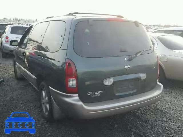 2002 NISSAN QUEST GLE 4N2ZN17T72D808319 image 2