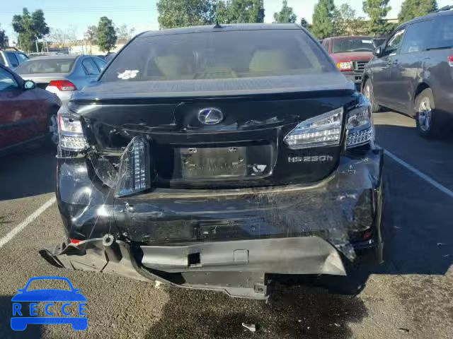 2010 LEXUS HS 250H JTHBB1BA2A2007812 image 8