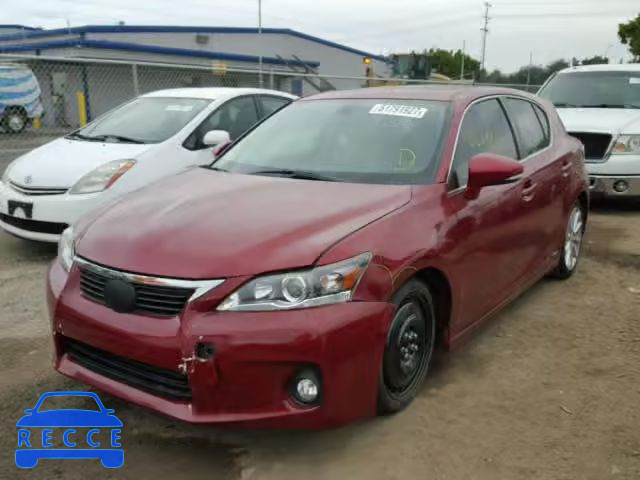 2012 LEXUS CT 200 JTHKD5BH0C2094644 зображення 1