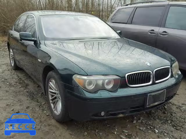 2004 BMW 745 I WBAGL63454DP68642 зображення 0