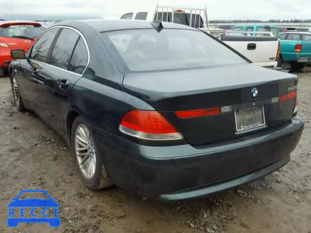 2004 BMW 745 I WBAGL63454DP68642 image 2