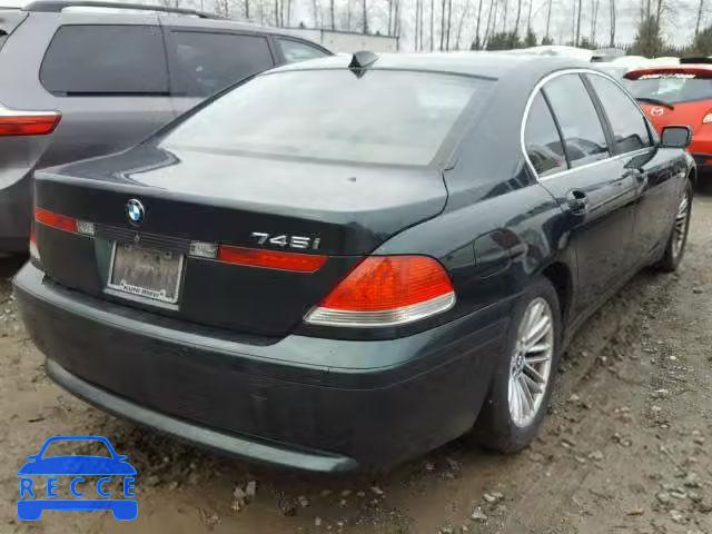 2004 BMW 745 I WBAGL63454DP68642 зображення 3