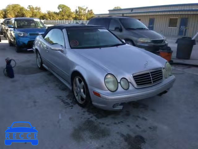 2003 MERCEDES-BENZ CLK 430 WDBLK70GX3T136389 зображення 0