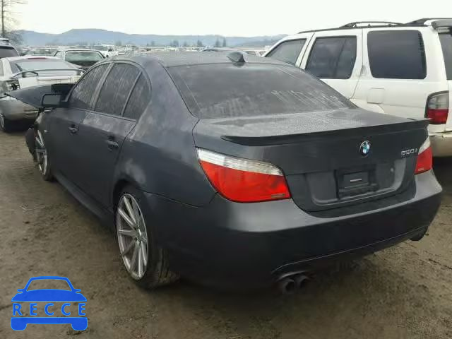 2008 BMW 550 I WBANW53598CT54731 image 2