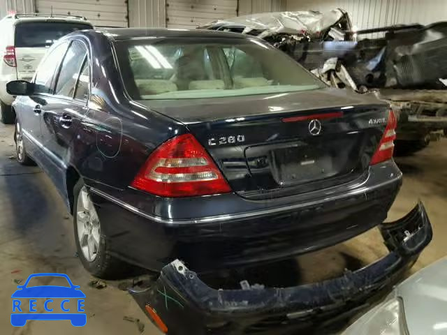 2007 MERCEDES-BENZ C 280 4MAT WDBRF92H47F917753 image 2