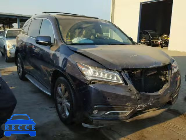 2014 ACURA MDX ADVANC 5FRYD3H85EB012526 image 0