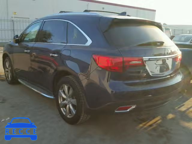 2014 ACURA MDX ADVANC 5FRYD3H85EB012526 image 2