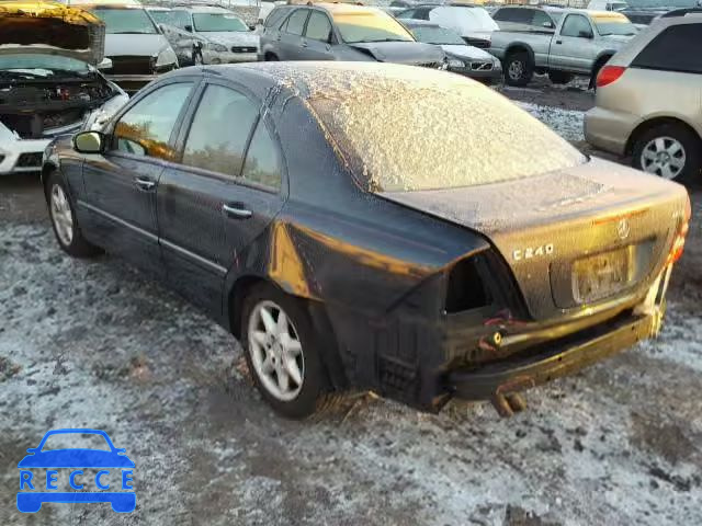 2004 MERCEDES-BENZ C 240 4MAT WDBRF81J04F482904 зображення 2