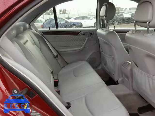 2001 MERCEDES-BENZ C 240 WDBRF61JX1F019460 image 5