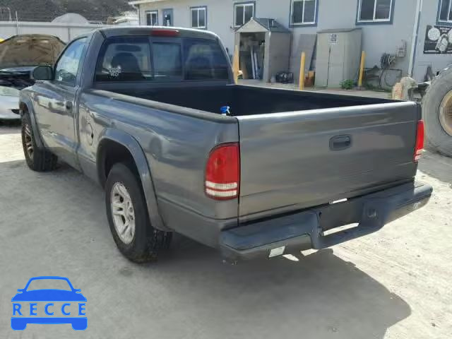 2002 DODGE DAKOTA BAS 1B7FL16X12S603574 image 2