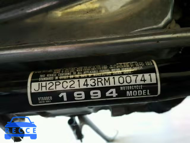 1994 HONDA VT600 CD JH2PC2143RM100741 image 9