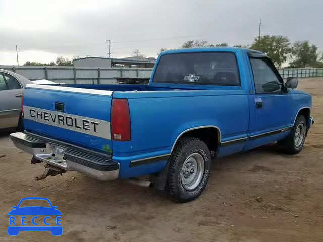 1992 CHEVROLET 1500 SILVE 1GCDC14Z5NZ151913 image 3