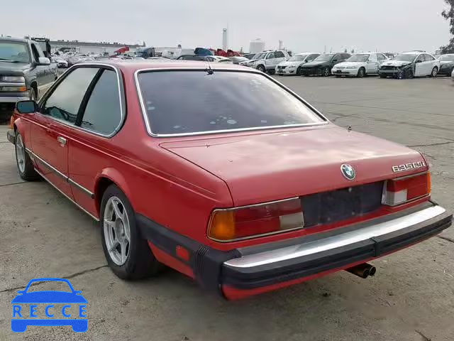 1985 BMW 635 CSI AU WBAEC8400F0611609 image 2
