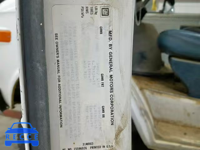 1987 CHEVROLET G30 1GAGG35K9H7193086 image 9