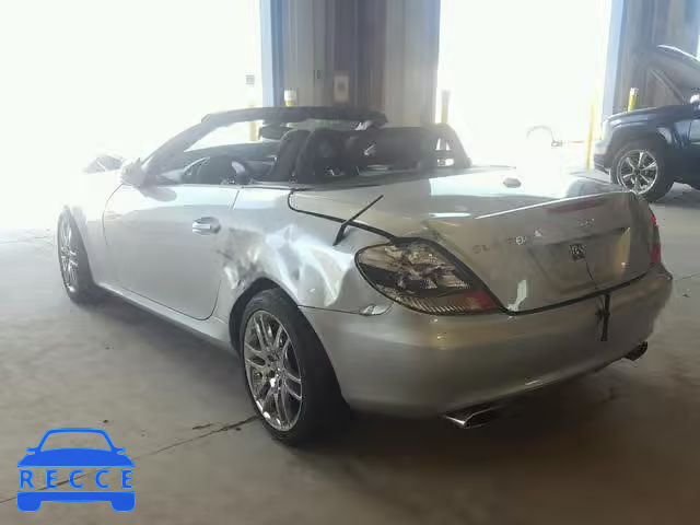 2009 MERCEDES-BENZ SLK 300 WDBWK54F29F191235 image 2